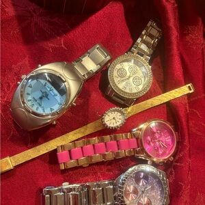Gold and Pink Watch Collection